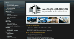 Desktop Screenshot of calculoestructuras.com