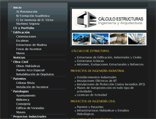 Tablet Screenshot of calculoestructuras.com